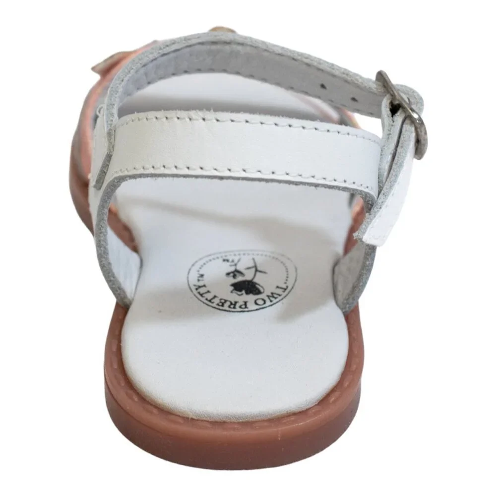 Two Pretty Handcrafted Leather Unicorn Sandals